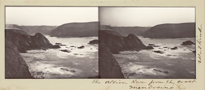 The Albion River from the Coast, Mendocino by Carleton E. Watkins